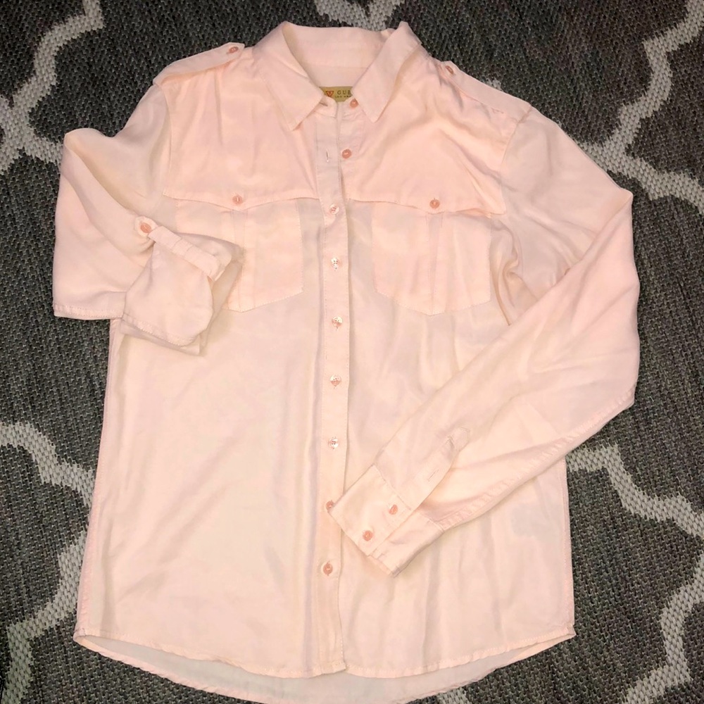 Long sleeve pink top